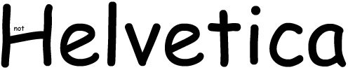 Not Helvetica Logo